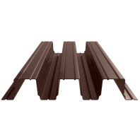 Профнастил H114 - 750мм, 1мм, PE, RAL 8017