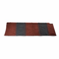 Композитная черепица Metrotile ISlate Цвет: Красно-черный