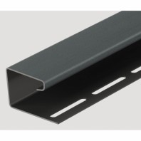J-профиль Docke, 16 мм, L= 3000 мм, цвет: Графит