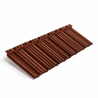 Композитная черепица Metrotile MetroShake II Цвет: Терракотовый