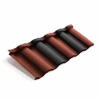 Композитная черепица Metrotile MetroRoman Цвет: Красно-черный