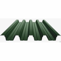 Профнастил H75 - 750мм, 0,8мм, PE, RAL 6005