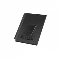 Минеральная вентиляционная черепица Braas Тевива, цвет: Черный