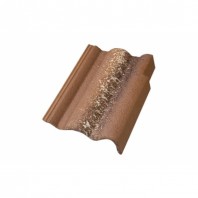 Минеральная боковая правая черепица Braas Адриа, цвет: Коричневый