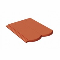 Цементно-песчаная черепица Braas Ревива Красный