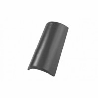 Минеральная коньковая черепица Braas Тевива, цвет: Графит