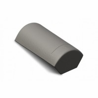 Конечная коньковая черепица Braas Эво, цвет: Графит