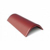 Минеральная коньковая черепица Braas Protector, цвет: Вишня