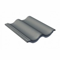 Минеральная черепица Braas Аэрлокс, цвет: Графит