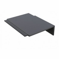 Минеральная боковая правая черепица Braas Тевива, цвет: Темно-серый