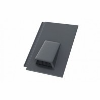 Минеральная вентиляционная черепица Braas Тевива, цвет: Серый кристалл