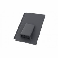 Минеральная вентиляционная черепица Braas Тевива, цвет: Темно-серый