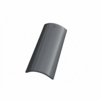 Минеральная коньковая черепица Braas Тевива, цвет: Серый кристалл