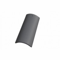 Минеральная коньковая черепица Braas Тевива, цвет: Темно-серый