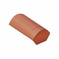 Минеральная конечная коньковая черепица Braas Аэрлокс, цвет: Красный