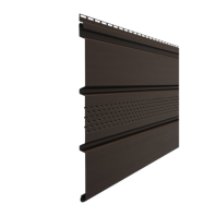 Софит для кровли Docke STANDART Т4 с центральной перфорацией, Шоколад