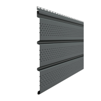 Подшива свесов, софит Docke STANDART Т4 с полной перфорацией, Графит