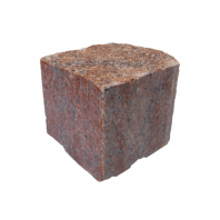 Гранитная брусчатка Сюскюянсаари пилено-колотая (пиленые 4 боковые грани, верх колотый) 100х100х100 мм