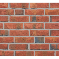 Кирпич Roben, ручной формовки,WASSERSTRICH Hellrot-Bunt,240x115x71 мм, полнотелый