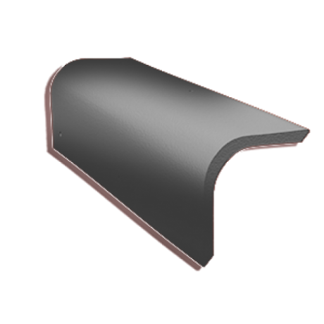 Боковая цементно-песчаная черепица Kriastak Antik, цвет: Серый