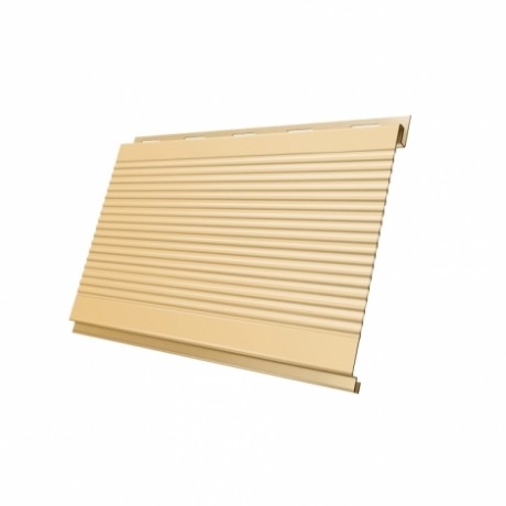 Металлический сайдинг Вертикаль Gofr GL 0,45 Drap с пленкой, цвет: 1014