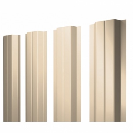 П-образный штакетник 0.5 Satin RAL 1015