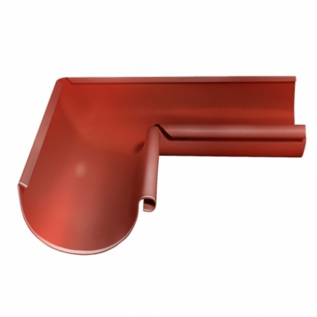 Угол желоба внутренний 90°, Grand Line, Ø125 мм, Granite - double, RAL 8004