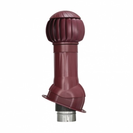 Комплект вентиляции для металлочерепицы Gervent 160 мм, труба изолированная 125 мм, RAL 3005