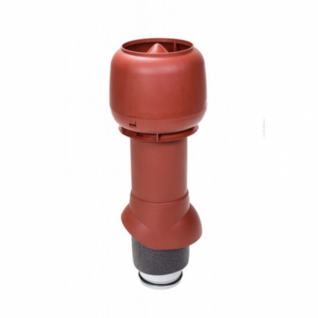 Вент выход 125/160/500 теплоизолированный VILPE красный