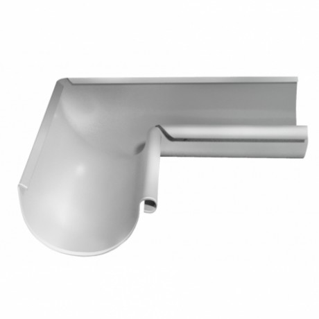 Угол желоба внутренний 90°, Grand Line, Ø150 мм, Granite - double, RAL 9003