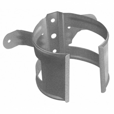 Хомут трубы на деревянную стену Grand Line, Ø90 мм, Al-Zn