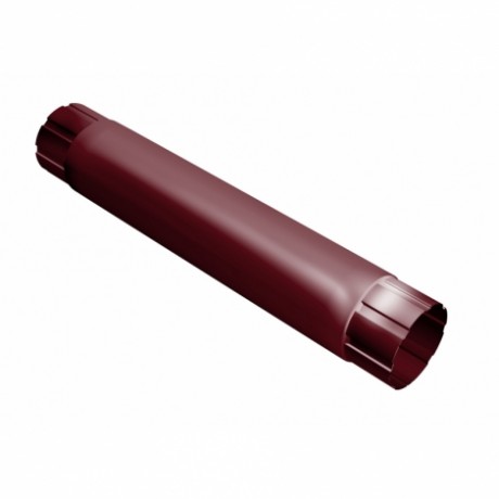 Труба водосточная Grand Line, Ø90 мм, L=3000 мм, Granite - double, RAL 3005