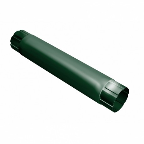 Труба водосточная Grand Line, Ø90 мм, L=1000 мм, Granite - double, RAL 6005