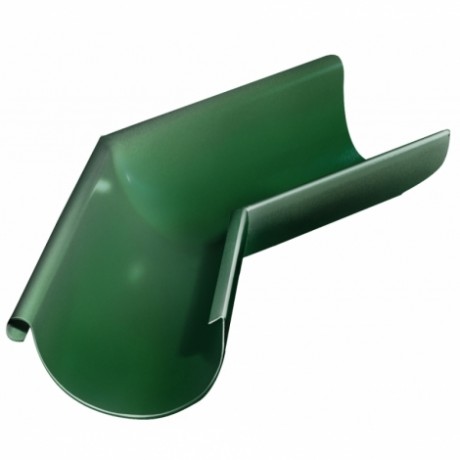 Угол желоба наружный 135°, Grand Line, Ø125 мм, Granite - double, RAL 6005