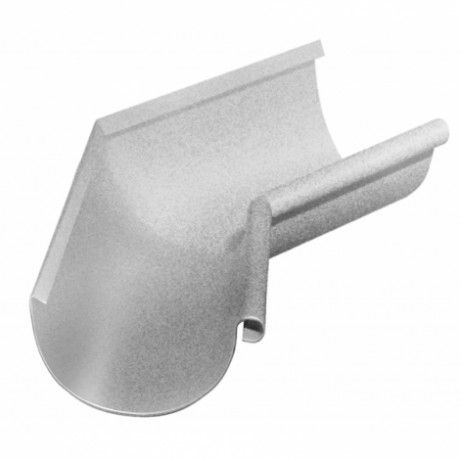 Угол желоба наружный 135° Grand Line, Ø125 мм, Al-Zn