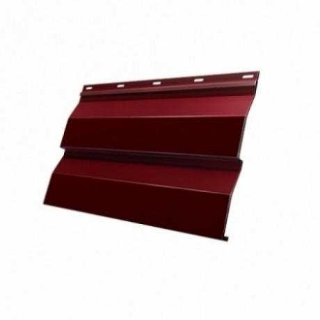 Металлический сайдинг GL корабельная доска 0,5 мм Quarzit, цвет: RAL 3005