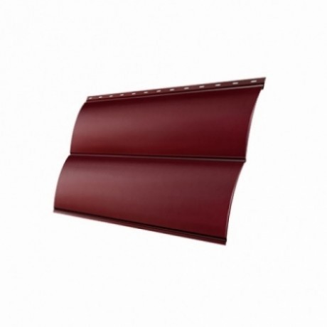 Металлический сайдинг БлокХаус GL 0,45 PE, цвет: RAL 3005