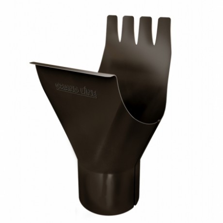 Водосток Grand Line, воронка желоба Ø125mm Granite double RR 32