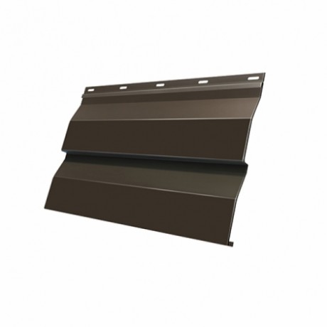 Металлический сайдинг GL корабельная доска 0,5 мм Satin, цвет: RR 32