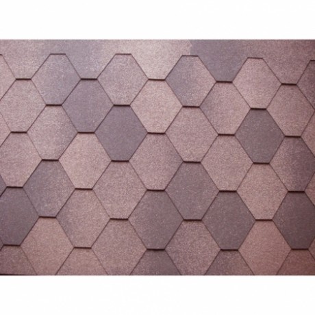 Гибкая черепица Icopal, коллекция Plano Antik, Цвет: Натурально-коричневый