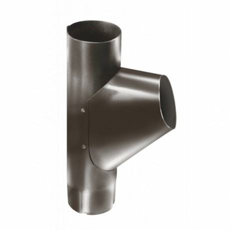 Тройник трубы, Grand Line, Ø90 мм, Granite - double, RR 32