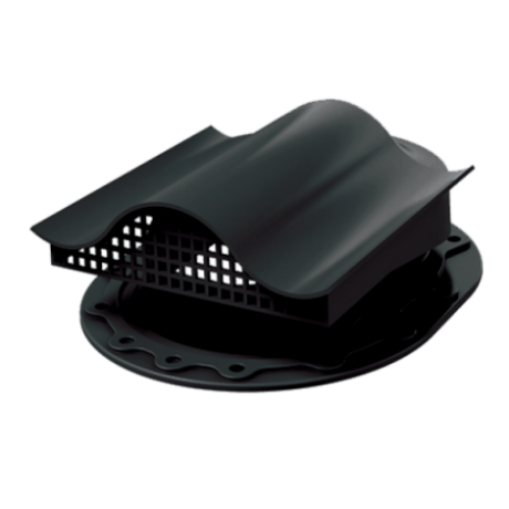 Вентиль кровельный для фальцевой и битумной кровли SKAT Технониколь, цвет: черный