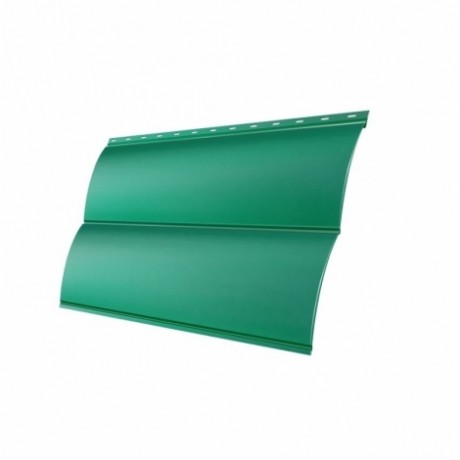 Металлический сайдинг БлокХаус GL 0,45 PE, цвет: RAL 5021