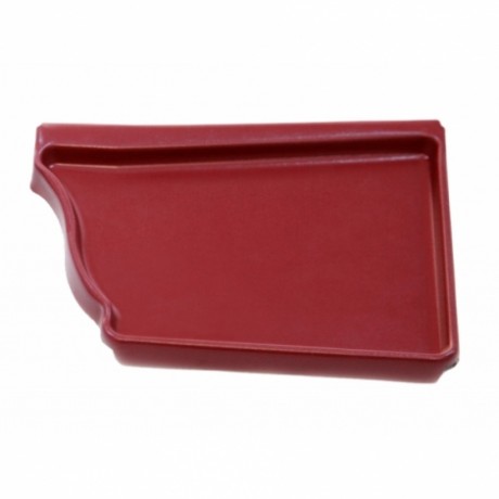 Заглушка желоба правая Grand Line Vortex, Ø127 мм, PE, RAL 3005