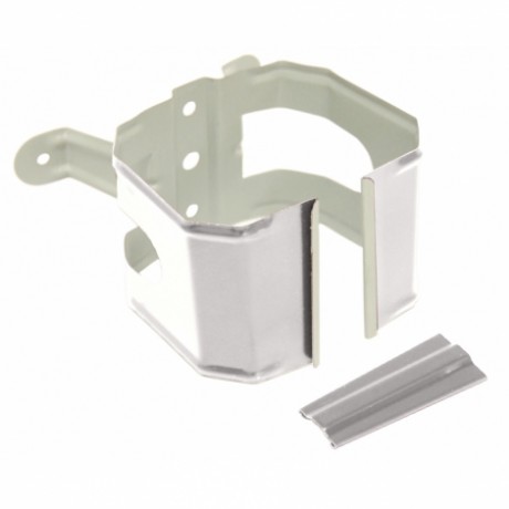 Хомут трубы на деревянную стену Grand Line Vortex, Ø107х74 мм, PE, RAL 9003