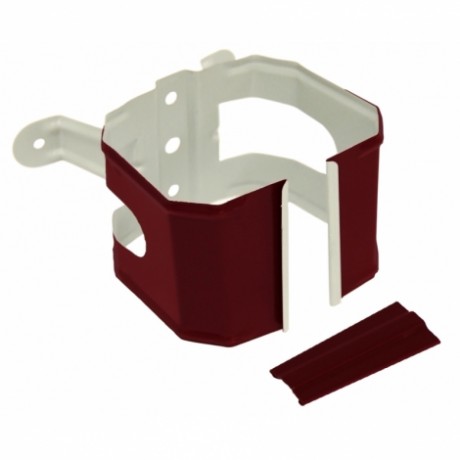 Хомут трубы на деревянную стену Grand Line Vortex, Ø107х74 мм, PE, RAL 3005