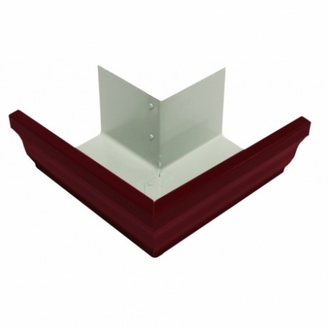 Угол желоба наружный 90° Grand Line Vortex, Ø127 мм, PE, RAL 3005