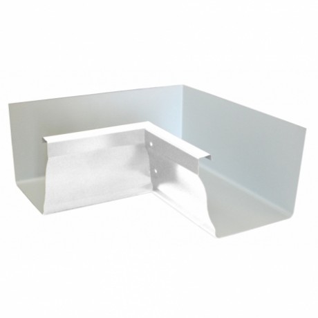 Угол желоба внутренний 90° Grand Line Vortex, Ø127 мм, PE, RAL 9003