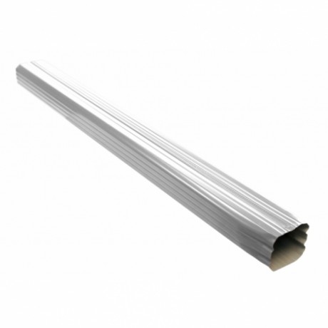 Труба водосточная Grand Line Vortex, Ø107х74 мм,L=1000 мм, PE, RAL 9003