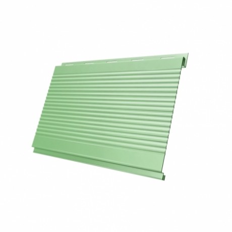 Металлический сайдинг Вертикаль Gofr GL 0,45 PE, цвет: 6019